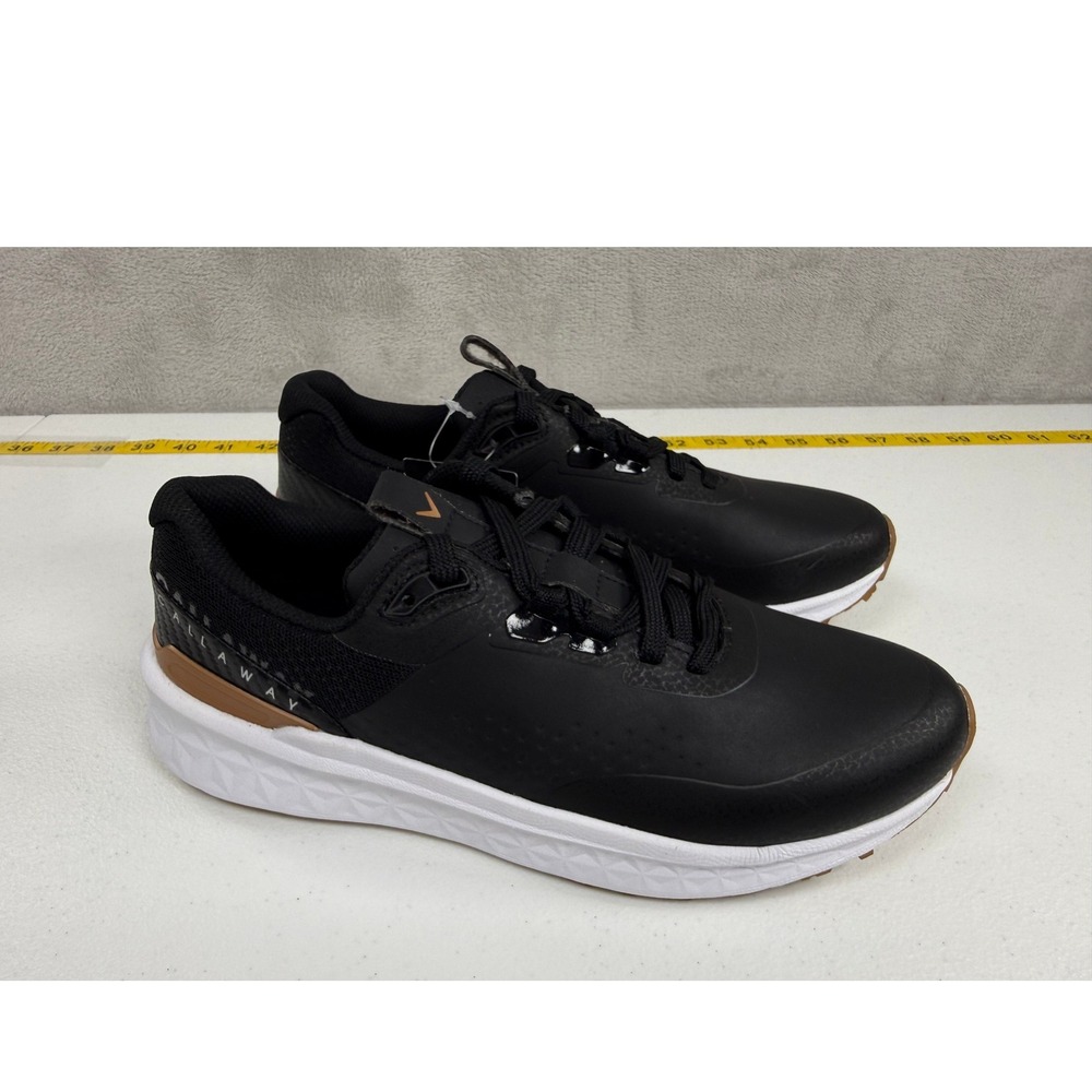 NWT Callaway Pacific XT Golf Shoes Womens 6 Black Spikeless Waterproof CGW702BK